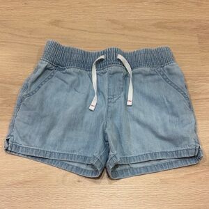 Cat & Jack Light Blue Pull-On Denim-Style Girls Shorts